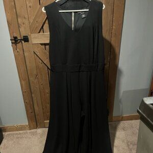Midnight Velvet Long Black Pantsuit/Dress